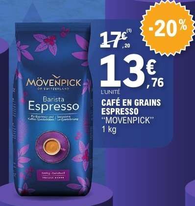 Café en grains Espresso 'Mövenpick'
