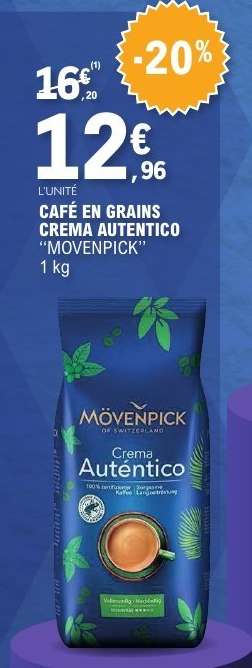 Café en grains Crema Autentico "Mövenpick"