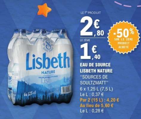 Eau de Source Lisbeth Nature
