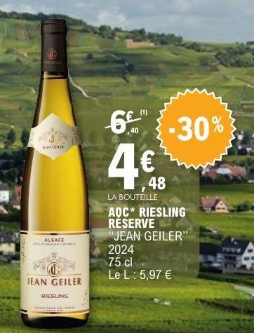 AOC* Riesling Réserve "Jean Geiler"