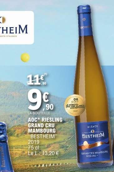 AOC* RIESLING GRAND CRU MAMBOURG 'BESTHEIM'