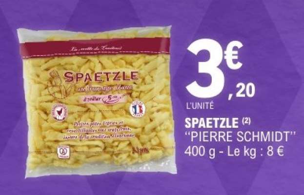 SPAETZLE "PIERRE SCHMIDT"