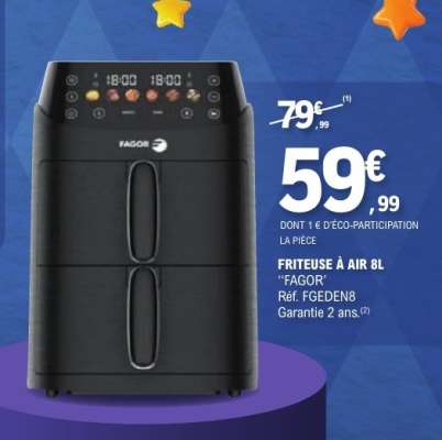 Friteuse à Air 8L "FAGOR"