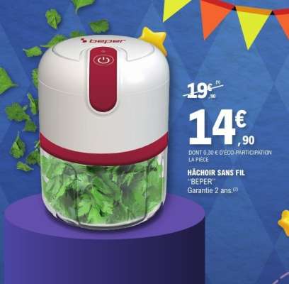 Hâchoir sans fil "BEPER"