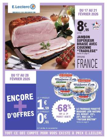 Catalogue E.Leclerc - 17/02/2026 - 28/02/2026.