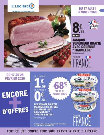 Catalogue E.Leclerc - 17/02/2026 - 28/02/2026.