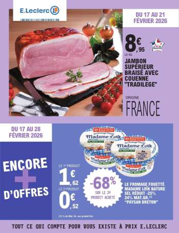 Catalogue E.Leclerc - 17/02/2026 - 28/02/2026.