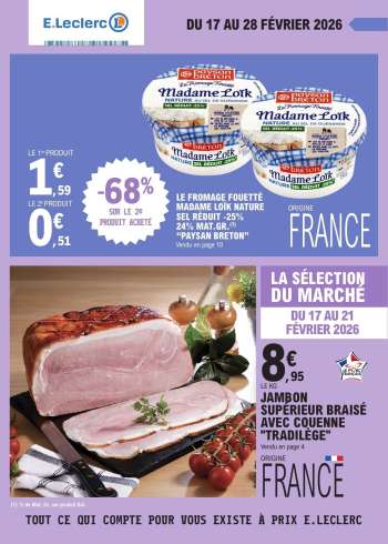 Catalogue E.Leclerc - 17/02/2026 - 28/02/2026.