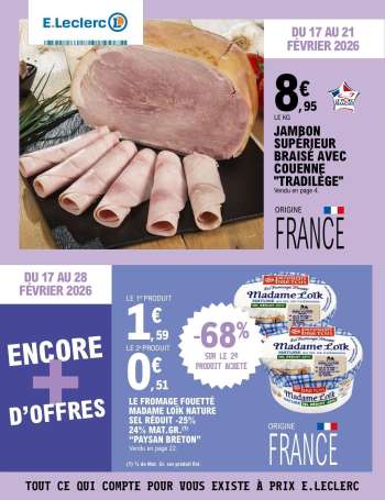 Catalogue E.Leclerc - 17/02/2026 - 28/02/2026.