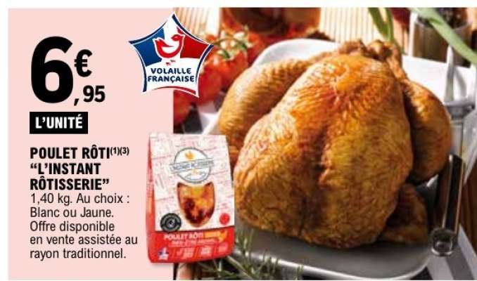 Poulet rôti "L'instant Rôtisserie"