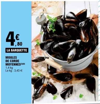 Moules de Corde Moyennes