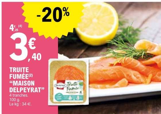 TRUITE FUMÉE “MAISON DELPEYRAT”