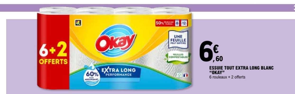 ESSUIE-TOUT EXTRA LONG BLANC 'OKAY'