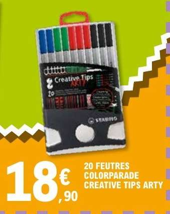 20 FEUTRES COLORPARADE CREATIVE TIPS ARTY