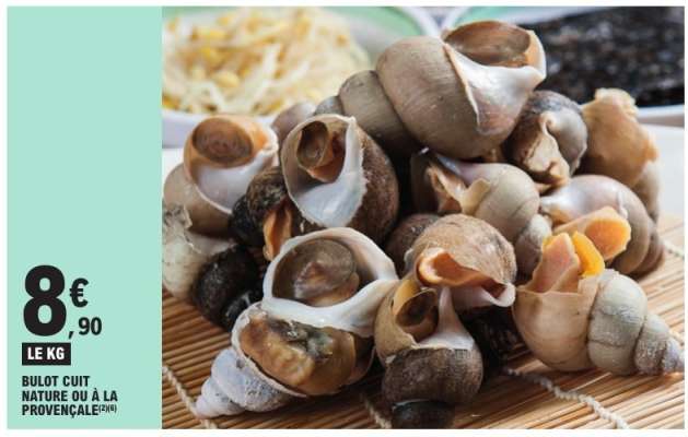 BULOT CUIT NATURE OU À LA PROVENÇALE