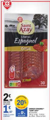 Chorizo Espagnol "Saint Azay"