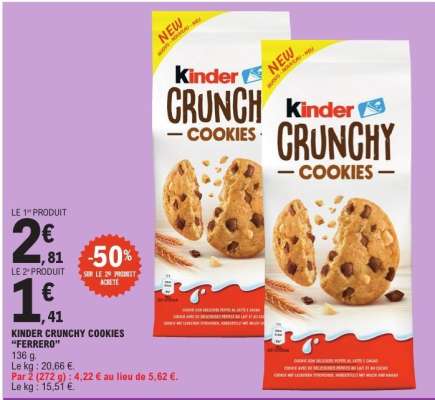 KINDER Crunchy Cookies