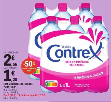 Eau Minérale Naturelle Contrex