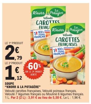 SOUPE "KNORR & LA POTAGÈRE"