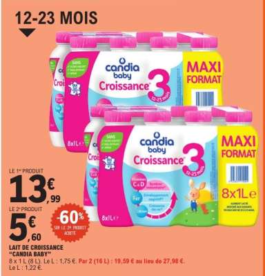 Lait de Croissance 'Candia Baby'
