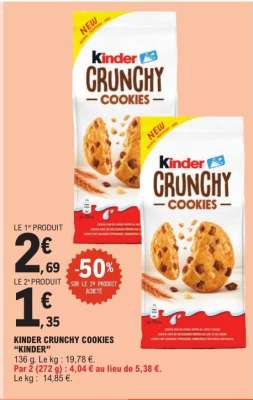 KINDER Crunchy Cookies