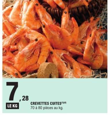 CREVETTES CUITES