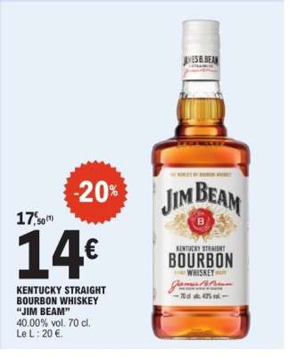 KENTUCKY STRAIGHT BOURBON WHISKEY “JIM BEAM”