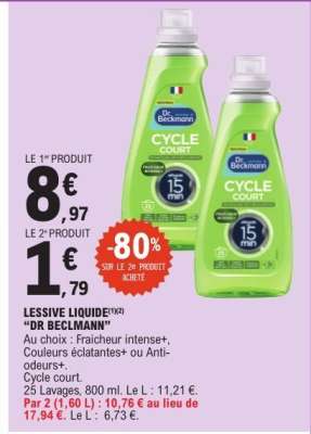 LESSIVE LIQUIDE "DR. BECKMANN"