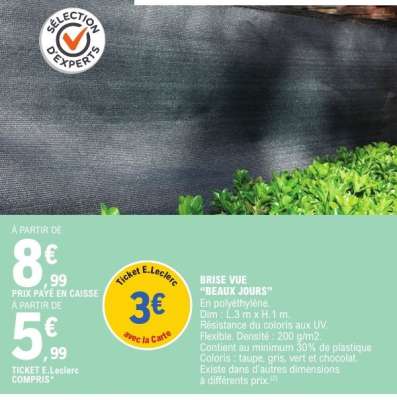 Brise Vue 'Beaux Jours'