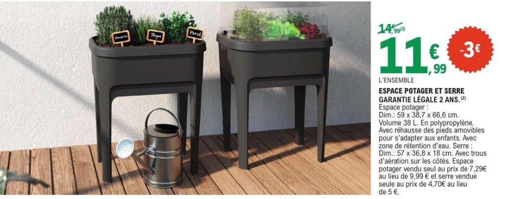 ESPACE POTAGER ET SERRE