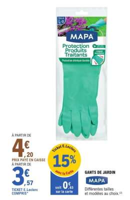 GANTS DE JARDIN MAPA
