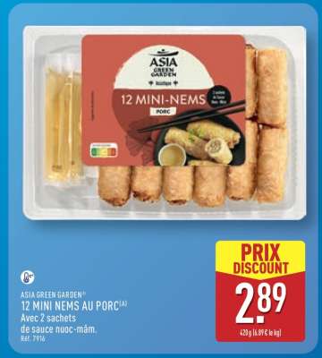 12 Mini Nems au Porc