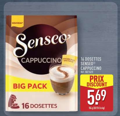 16 Dosettes Senseo Cappuccino