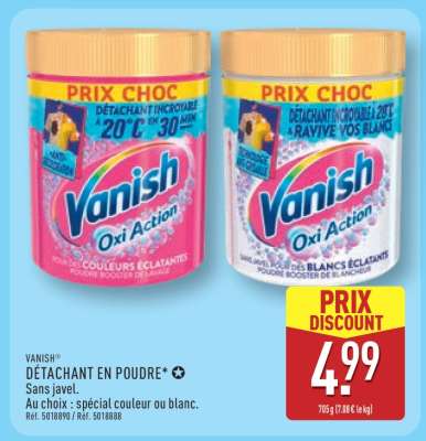 VANISH Détachant en Poudre