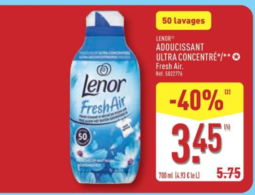 LENOR ADOUCISSANT ULTRA CONCENTRÉ Fresh Air