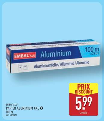 EMBAL'ALU® PAPIER ALUMINIUM XXL