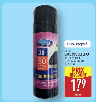 FOLIA SACS POUBELLE