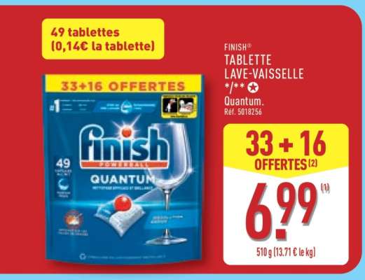 FINISH TABLETTE LAVE-VAISSELLE Quantum