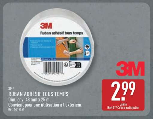 RUBAN ADHÉSIF TOUS TEMPS