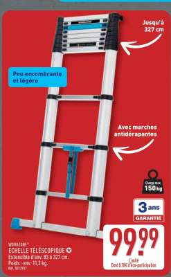 WORKZONE ÉCHELLE TÉLESCOPIQUE