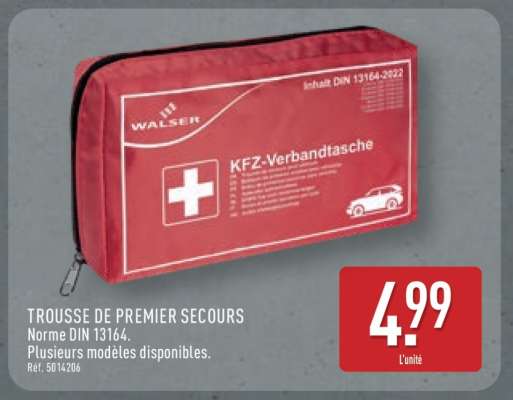 Trousse de premier secours