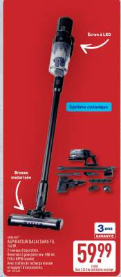 ASPIRATEUR BALAI SANS FIL 14,8 V