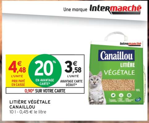 LITIÈRE VÉGÉTALE CANAILLOU