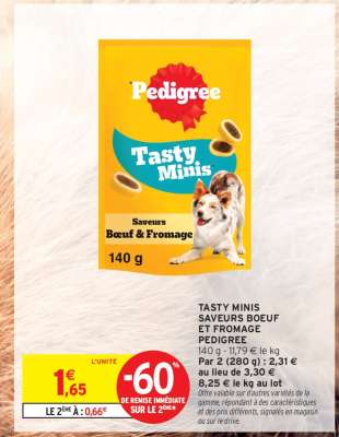 Tasty Minis Saveurs Boeuf et Fromage