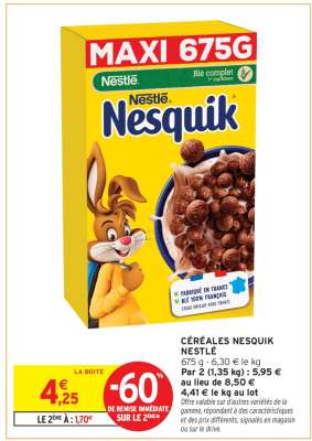 Céréales Nesquik