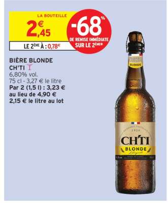 Bière Blonde Ch'ti*