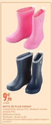 Botte de pluie enfant