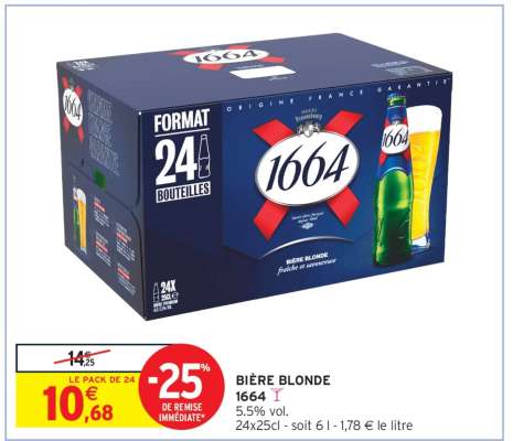Bière Blonde 1664