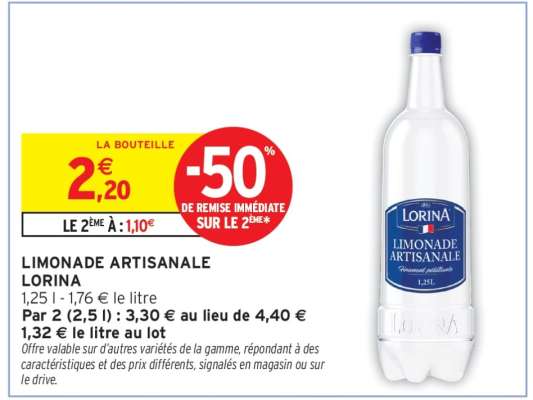 Limonade Artisanale Lorina