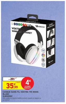 Casque Sans Fil Vektra Tri-Mode